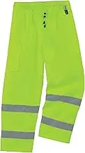(4X-Large, Lime) - Ergodyne GloWear 4XL Class-E Thermal Pants in Lime
