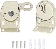 Sunshade Shade Hardware Bungee kit and End Cap Coolaroo Replacement Part for Coolaroo Outdoor Roller Shade Rollershade Part coolaroo Shades Replacement Parts (Beige, Cordless Bracket 1 Set)