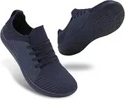[relxfeet] Men's Barefoot Shoes Minimalist Cross-Trainer Shoes Wide Toe Walking Shoes Zero Drop Sole Trail Running Sneakers