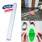 Clay Craft Rolling Pin Solid Durable Polymer Clear Acrylic Roller Art Tool
