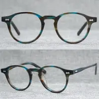 在飛比找蝦皮商城精選優惠-簡約舒適眼鏡框架復古板材鏡架男女適用圓形眼鏡