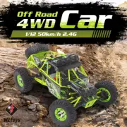 Wltoys 12427 RC Crawler Car 1/12 2.4G 4WD 50Km/h RC Racing Car w/LED Light H3P1