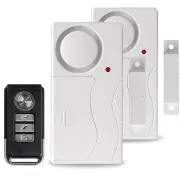 Dormitory Anti-theft 113dB Loud Horn Window Door Alarm Set w/ Magnetic 2 Sensors