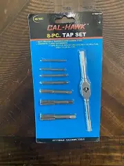 New 8-PC. Cal Hawk METRIC Tap Set