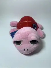Russ Berrie Applause Turtle Pink & Red Big Eyed Plush Stuffed Animal