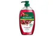Palmolive Naturals Body Wash 1L, Pomegranate with Mango, Soap Free Shower Gel, No Parabens or Phthalates