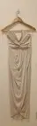 Silk Petal Twist Long Dress Moondust Zimmerman