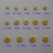 50 Pieces Double Skin Flute Pads Individual Size 10mm To 19.5mm