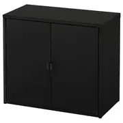 BROR Cabinet with 2 doors, black
