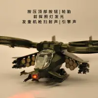 在飛比找樂天市場購物網優惠-模型擺件 阿凡達毒蝎直升機 航模合金戰斗飛機 模型仿真軍事兒