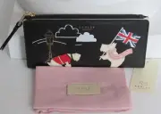 Radley London RADLEY ON PARADE Large Wallet Clutch Black NWT $118
