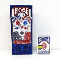 在飛比找蝦皮購物優惠-BICYCLE 美國製808標準專業撲克牌12入 2入 紅藍