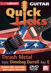 DIMEBAG DARRELL THRASH METAL GUITAR LICKS NEW DVD