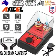 NNEDSZ Ancel 12V Car Spark Plug Tester Auto Ignition System Tester Diagnostic Te
