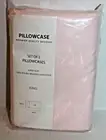Set of 2 Pastel Blush Light Pink Pillowcases Brushed Microfiber King Size