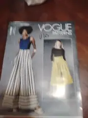 Vogue V1789 Misses Wide Legged Palazzo Pants Size 8 to 16 Uncut Sewing Pattern