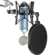 Bluebird Shock Mount with Pop Filter, Windscreen and Shockmount to Reduce Vib...