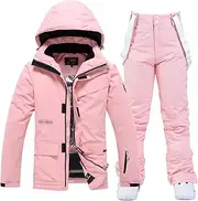 [Bciopll] Ski Suit Winter Men Women Snow Ski Jacket Warm Thickened Snowboard Pants Ski Set