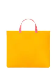 [Comme Des Garçon Wallet] Comme Des Garçon Wallet-Super Fluo Leather Tote Bag-Donna UNI
