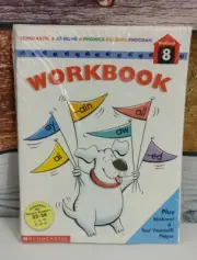 NEW! Scholastic Phonics Reading Program Workbook 8 Home School Activities