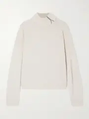 [Brunello Cucinelli] Brunello Cucinelli - Turtleneck Cashmere Sweater - White - small small White