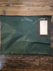 Industry Transit Zipper Bag Cash Sack, 18in x 14in