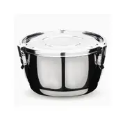 Onyx stainless steel airtight round container 14cm 1L