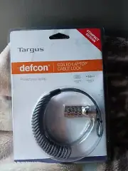 Targus Defcon compact Design Coiled Laptop Cable Lock - PA417UCCL