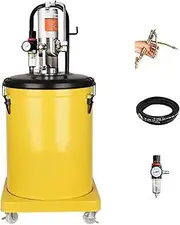 Pneumatic Grease Pump, With 13 Inch High Pressure Hose Grease Transfer Pump, Pressure Ratio 50:1, 0.85 Liters per Minute, Suitable for Machinery and Equipment (40L)
