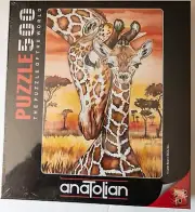 Giraffes by Lynn Bean 500 Pc Jigsaw Puzzle, New-Sealed Box!