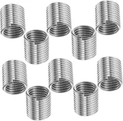 Stainless Steel Threaded Wire Adapter Screw Thread Sleeve Insert Protective Wire Sleeve Thread Repair Kit M8