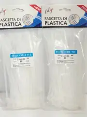 160 PACK 3.6 INCH ZIP CABLE TIES NYLON white recognized
