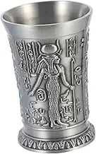 Brass Goblet,Chalice, Egyptian Style Wine Glass Metal Cups Cocktail Cups Alloy Cup Wine Cups Holding Cup Art Wine Cup Modern Wine Cup
