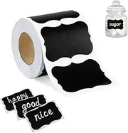 Chalkboard Labels Erasable Reusable Blackboard Stickers Waterproof Reusable Blackboard Stickers 300pcs for Mason Jars, Parties Decoration, Craft Rooms, Weddings, Storage