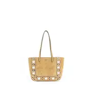 [VALENTINO] Nellcôte Mini Suede Shopping Bag Beige