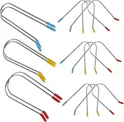 HAMPPLIES 24Pcs Hot Curler Clips Replacement for Hair Rollers Secure Hot Roller Pins for Home Salon Use Compatible with ¾ ¼ Rollers Non Damaging Easy to Use