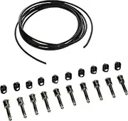 George L's Effects Kit (Black Cable, Nickle Right Angle Plugs)