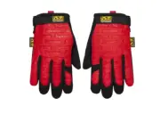 Supreme Mechanix Leather Work Gloves Red/Black - Size Small
