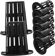 CIMAXIC 100Pcs Hydroponic Net Pots Plastic Planting Baskets for Balcony Garden Use Aquatic Plant Pot with Excellent Drainage for Healthy Root Growth