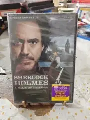 Sherlock Holmes: A Game Of Shadows DVD Jude Law Robert Downey Jr New Sealed