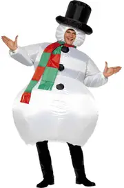 Inflatable Snowman Adults Christmas Costume
