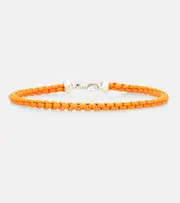 [Eera] Eéra Giada 18kt white gold and silver anklet One Size orange