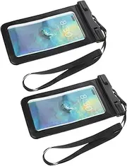 GRIRIW 2pcs Waterproof Phone Pouch Touchscreen Cellphone Case for Swimming Rafting Beach Essentials Waterproof Phone Bag for Underwater Use