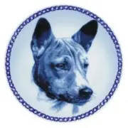 Basenji - Dog Plate made in Denmark from the finest European Porcelain