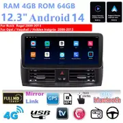 12.3'' Stereo Radio GPS Navi 4+64GB For Opel Holden Insignia 2008-2013 Carplay