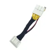 24Pin RCA Video Wire Harness Adapter for Car Parking Camera RCA