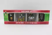 Buddy The Elf Set Of 4 Shot Glasses - 1.5 Ounce - ELF Movie Glassware Set