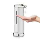 Automatic Touch-free Liquid Soap Dispenser Sanitizer Hands Sensor Kitchen Silver