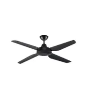 Arlec 130cm Black Grid Connect Smart Madrid 4 Blade DC Ceiling Fan