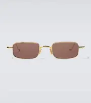 [Jacques Marie Mage] Jacques Marie Mage Dusk rectangular sunglasses One Size red